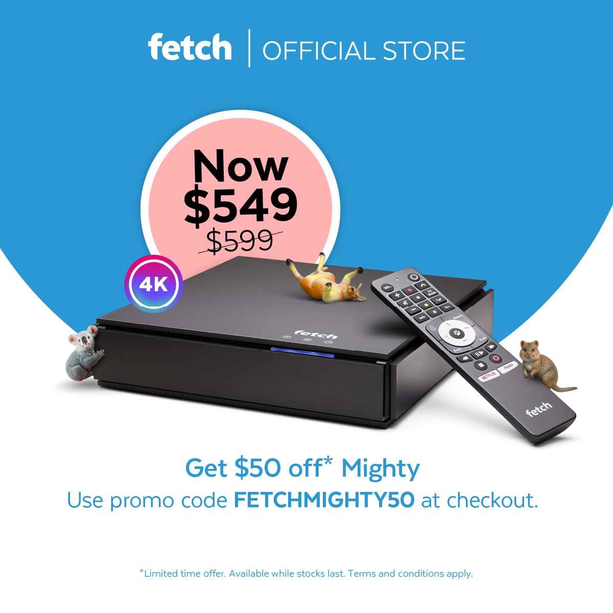 Fetch Mighty 4 (PVR TV Streaming Set Top Box) – Fetch TV