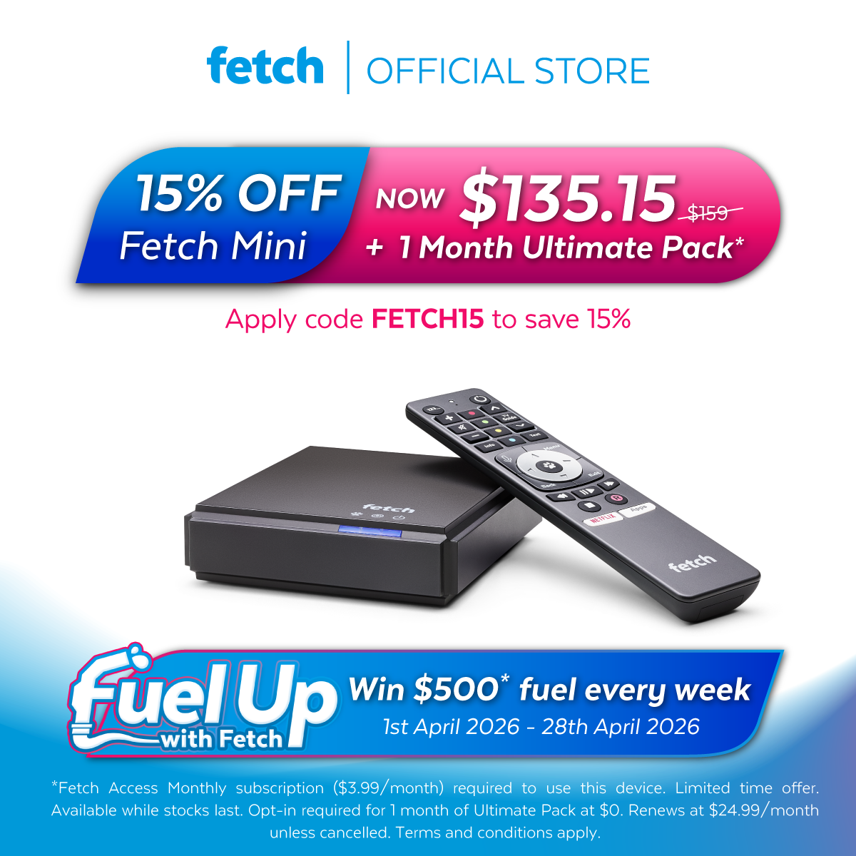Fetch Mini 5 (TV Streaming Set Top Box) – Fetch TV