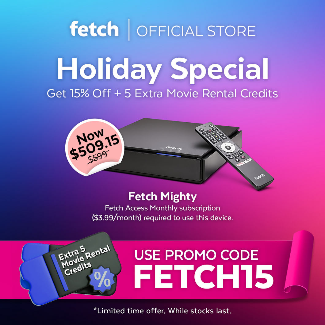 Fetch Mighty 4 (PVR TV Streaming Set Top Box)