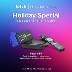 Fetch Box Mini Remote Fetch Mini 5 TV Streaming Set Top Box) – Fetch TV